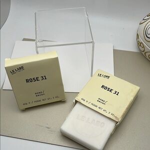 LE LABO Two Rose 31 Soap 2 OZ Each NWOT in Box Smell Like Fragrance